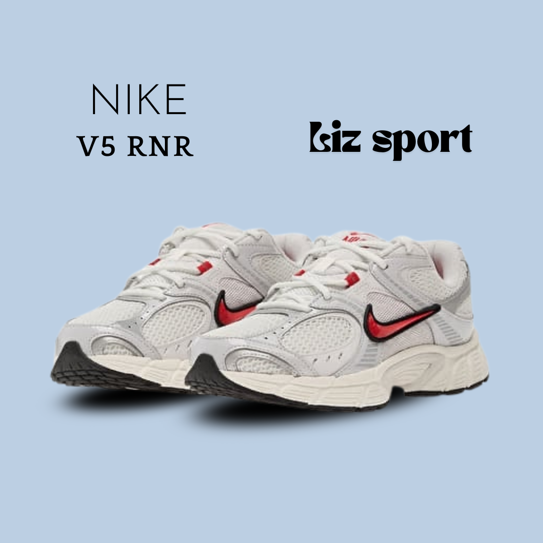 NIKE V5 RNR
Summit White/ Fire Red-Platinum Tint